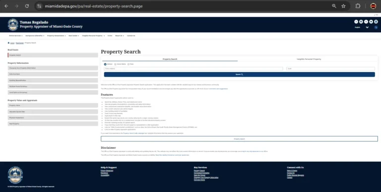 Miami-Dade County Property Appraiser
