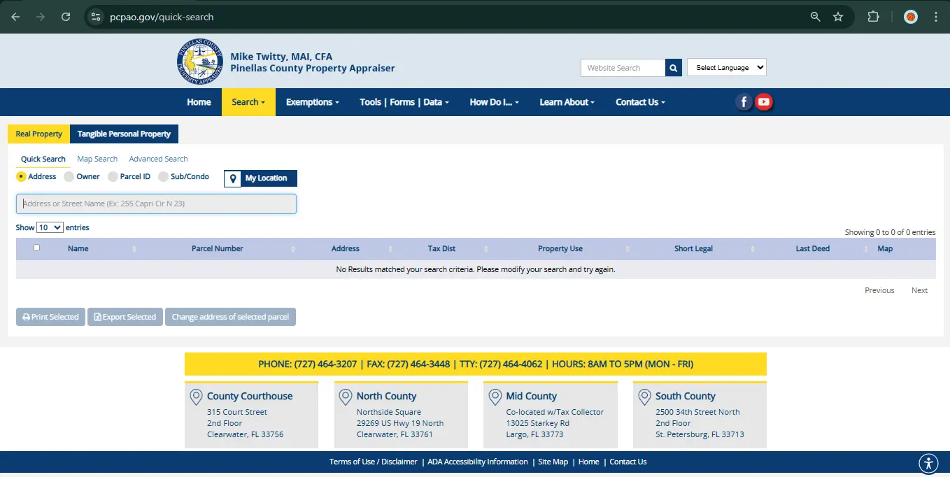 Pinellas County Property Appraiser